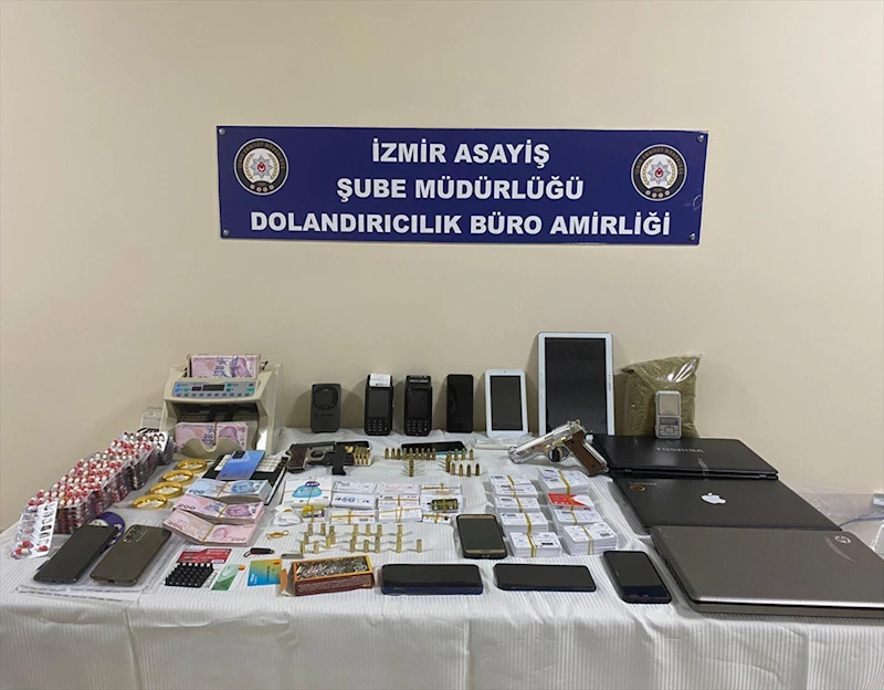 İzmir merkezli 5 ildeki suç örgütü operasyonunda yakalananlardan 32