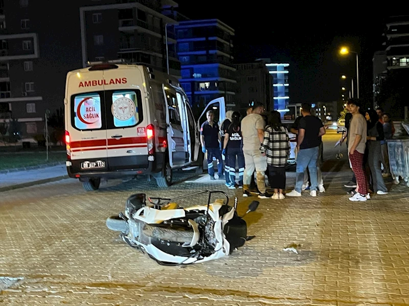 Nazilli’de otomobil ile motosikletin çarpıştığı kazada 1 kişi yaralandı