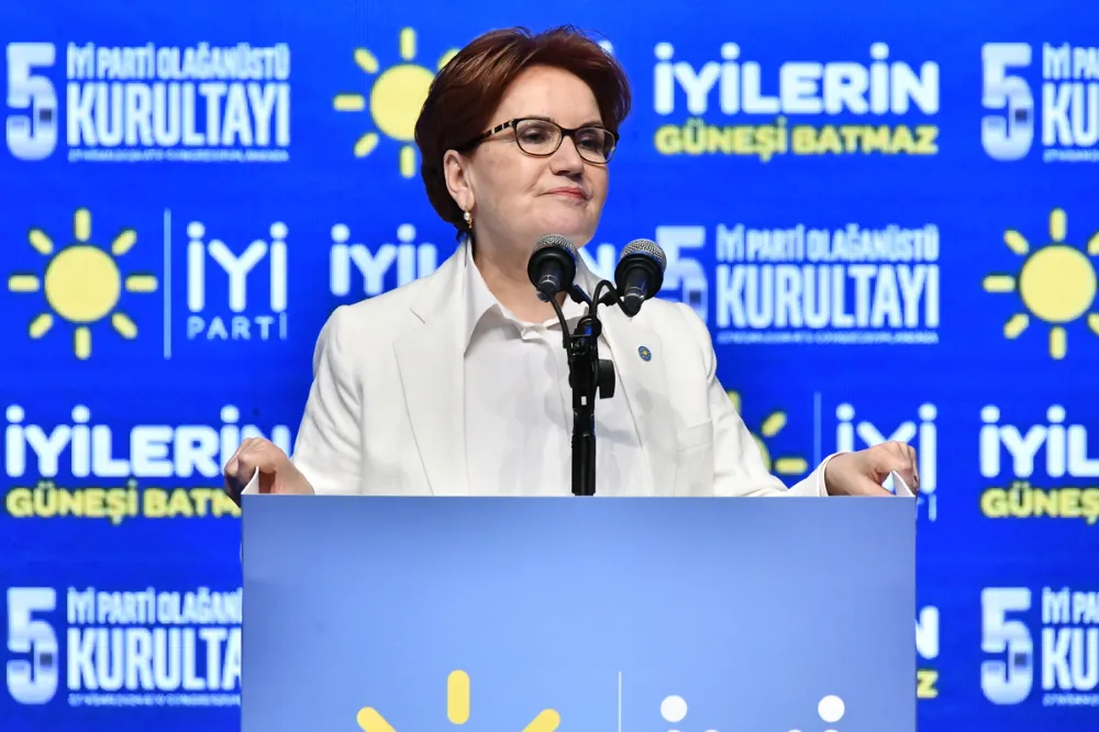 İYİ Parti Genel Başkanı Akşener, partisinin 5. olağanüstü kurultayında konuştu