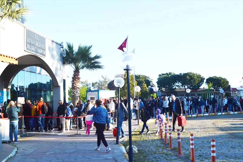 Bayram tatilinde Ayvalık