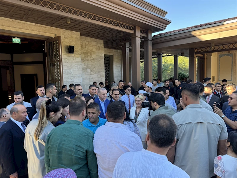 Cumhurbaşkanı Erdoğan, bayram namazını Marmaris