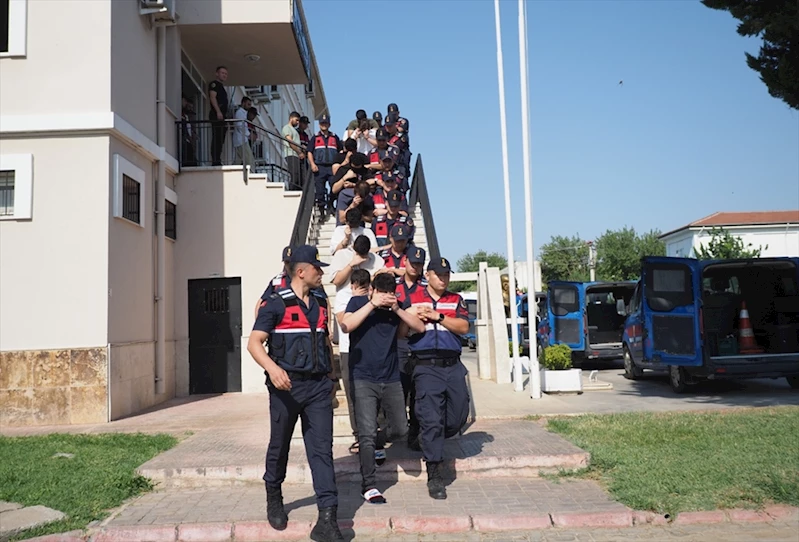 Aydın merkezli yasa dışı bahis ve kumar operasyonunda 14 şüpheli tutuklandı