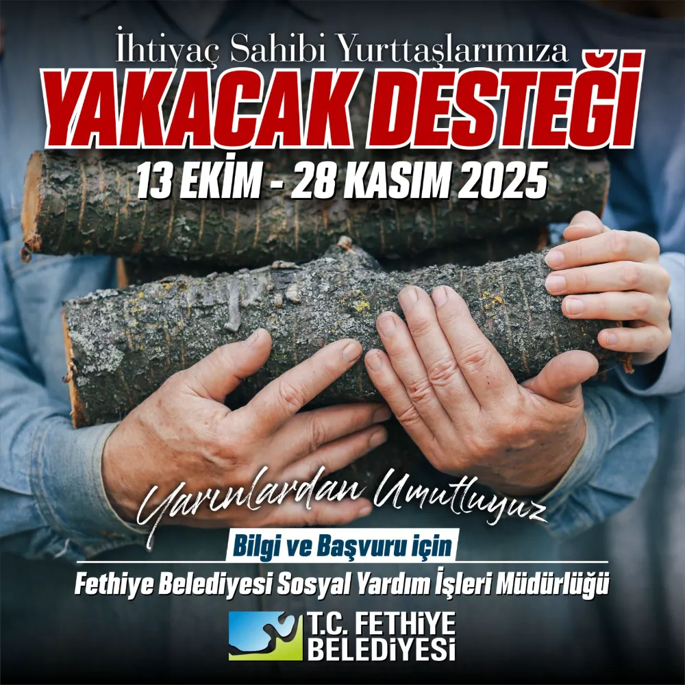 Fethiye’de ihtiyaç sahiplerine yakacak desteği
