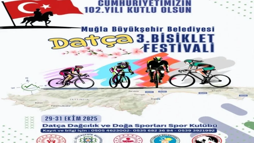 Datça’da Pedallar Cumhuriyet Coşkusuna Dönüyor
