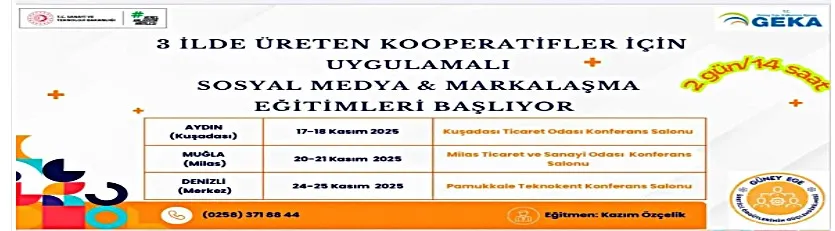 Milas’ta Kooperatiflere Dijital Güç