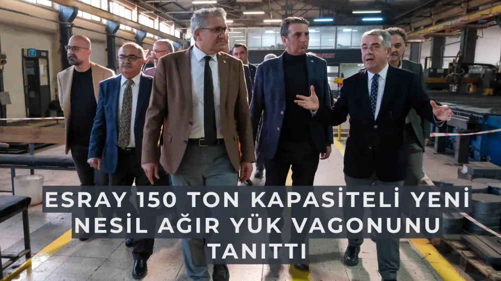 ESRAY 150 Ton kapasiteli yeni nesil ağır yük vagonunu tanıttı