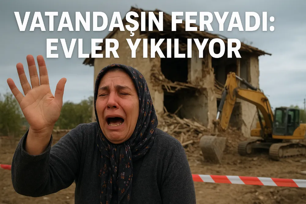 Muğlalı vatandaşın feryadı: Evler yıkılıyor