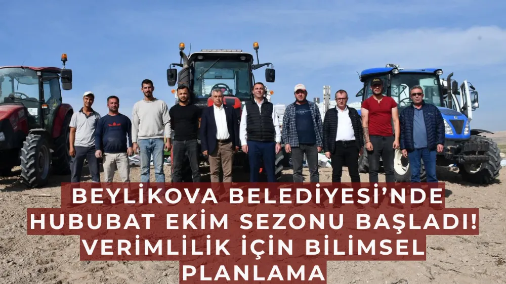  Beylikova Belediyesi’nde Hububat Ekim Sezonu Başladı! Verimlilik İçin Bilimsel Planlama