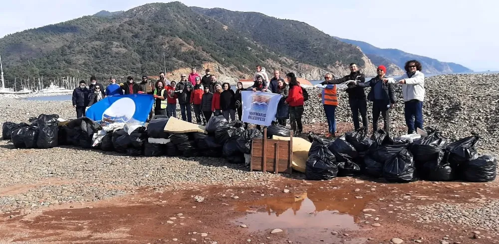 Marmaris’te 100. Hafta Doğa Temizliği