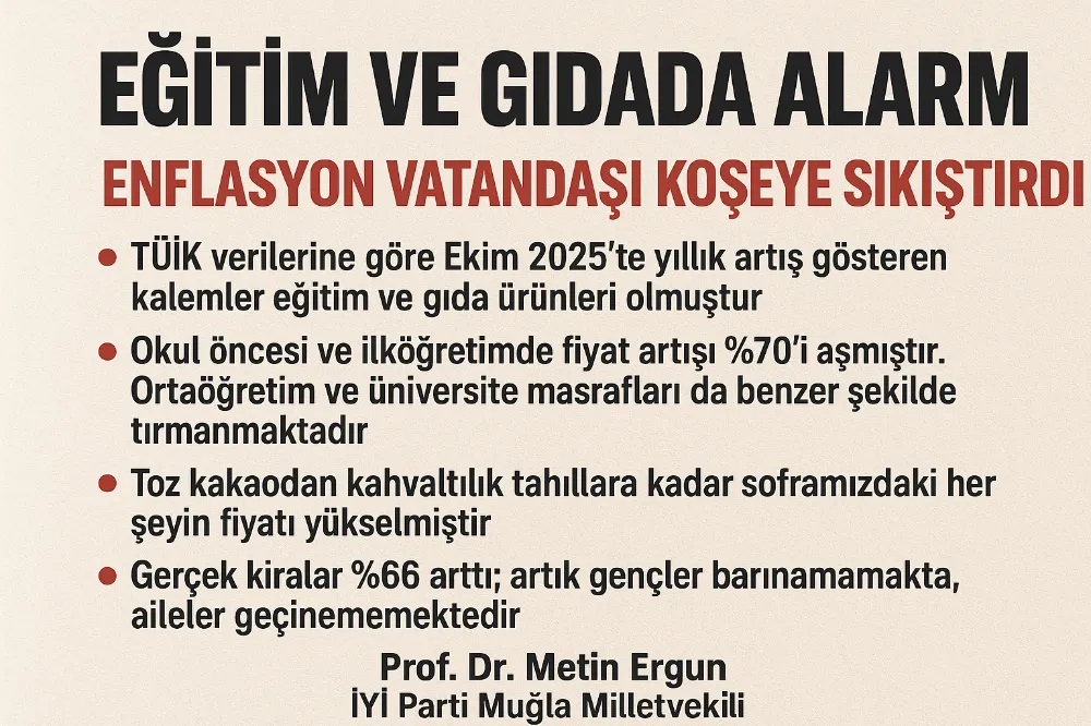 Ergun: Enflasyon Vatandaşı Köşeye Sıkıştırdı