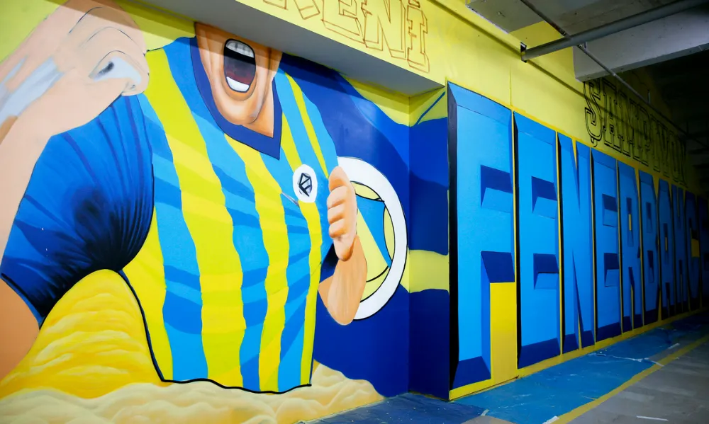 Fenerbahçe’den Stadyumda Özel Graffiti Çalışması!