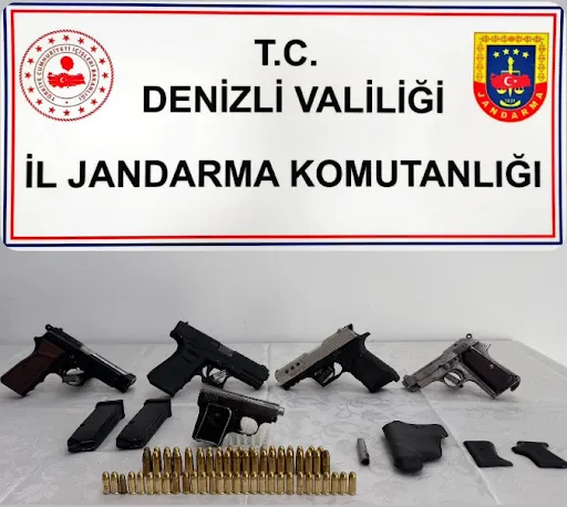 Denizli’de Jandarmadan Silah Kaçakçılığı Operasyonu!