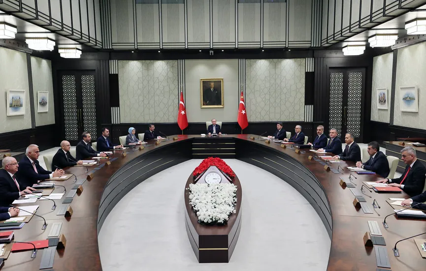 Cumhurbaşkanlığı Kabinesi, Cumhurbaşkanı Erdoğan başkanlığında toplandı