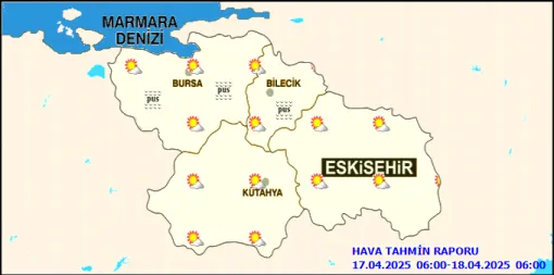   Eskişehir ve Bölge İllerde Hava Açık: Sıcaklıklar Artıyor!