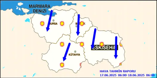 Meteoroloji Uyardı: Eskişehir, Bursa, Kütahya ve Bilecik’te Hava Açık, Sıcaklıklar Artıyor