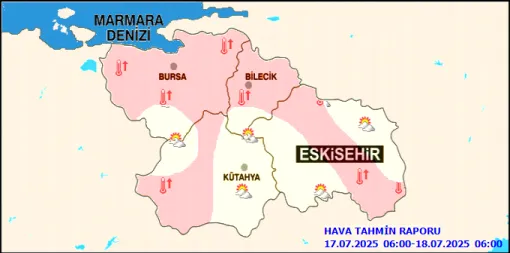   Eskişehir, Bursa, Kütahya ve Bilecik