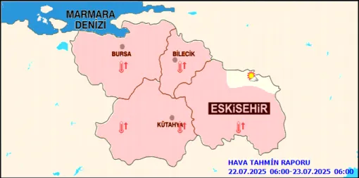 Eskişehir, Bursa, Kütahya ve Bilecik
