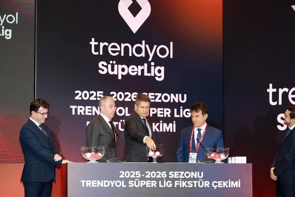 Trendyol Süper Lig 2025-2026 Sezonu Fikstür Çekimi Gerçekleştirildi