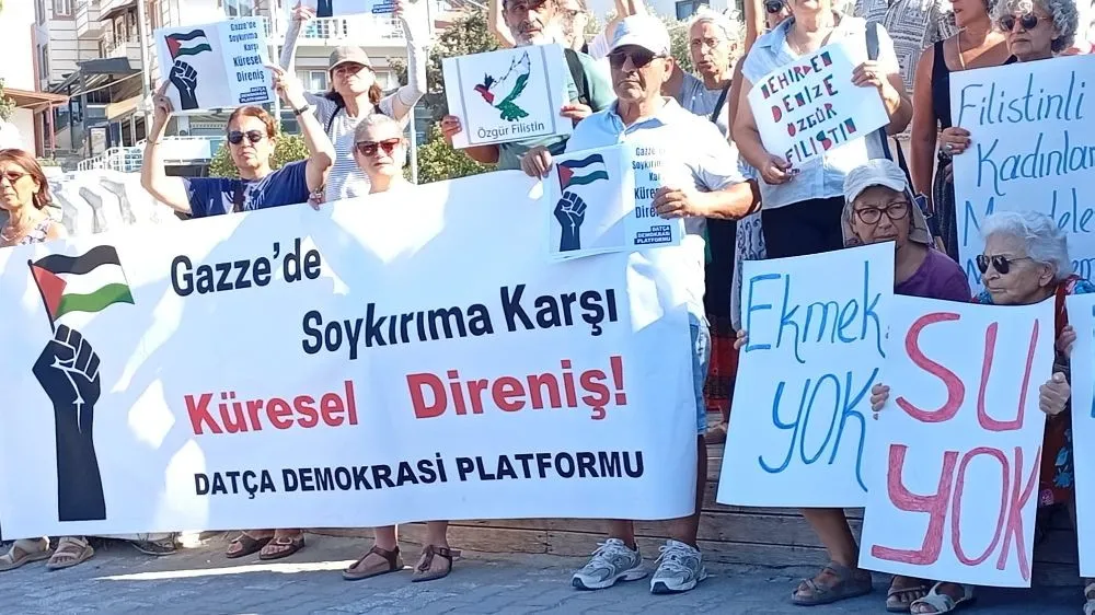 Datça’dan Gazze için adalet çağrısı