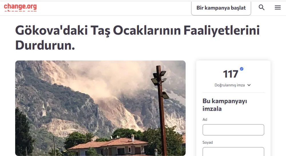 Gökova’da taş ocaklarına dur de