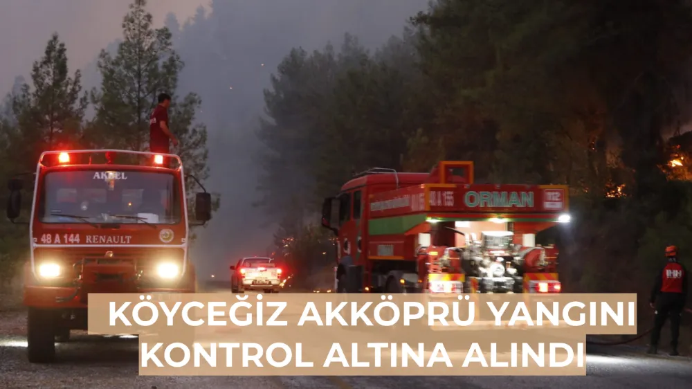   Köyceğiz Akköprü Yangını Kontrol Altına Alındı: Soğutma Çalışmaları Sürüyor