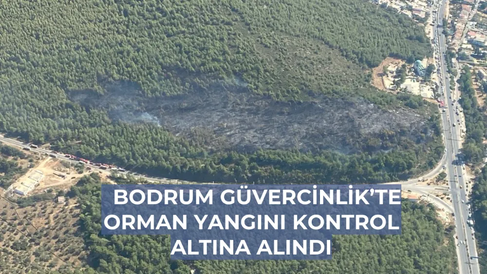   Bodrum Güvercinlik’te Orman Yangını Kontrol Altına Alındı
