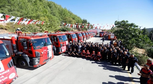Muğla’ya 27 yeni itfaiye aracı alındı