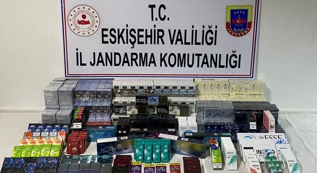 1370 paket kaçak sigara ele geçirildi