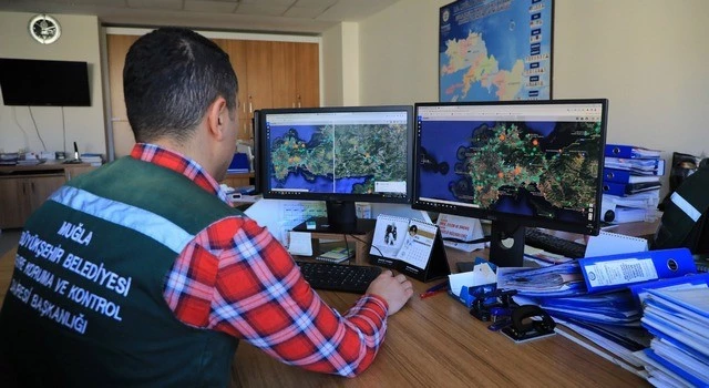 Muğla’da çevreyi korumak için uydu takibi yapılıyor