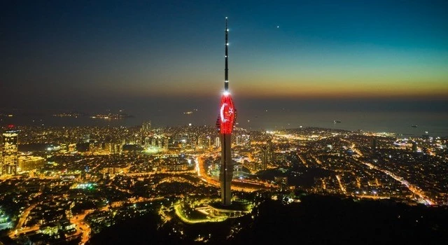Çamlıca kulesini ziyaret edenlerin sayısı 1 milyonu aştı
