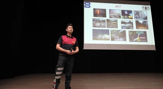 EOSB İtfaiyeden afet farkındalık eğitimi