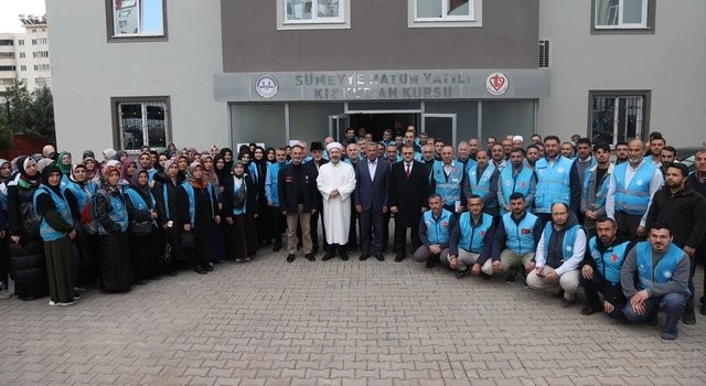 Erbaş, Kahramanmaraş’ta din görevlileriyle bir araya geldi