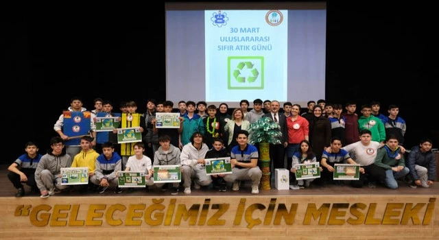 Sıfır atık günü özel OSB Mesliki Teknik Lisesi