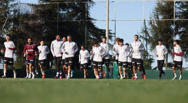 Trabzonspor Yukatel Kayserispor maçı hazırlıklarını sürdürüyor