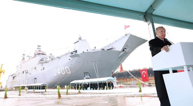 “TCG Anadolu, Dünyanın ilk Siha Gemisidir