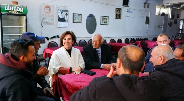 Usluer Seyitgazi esnafını ziyaret etti