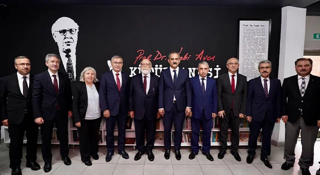 Nabi Avcı Kütüphanesi törenle açıldı