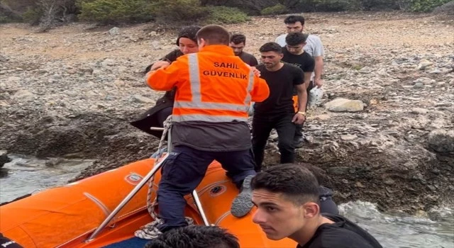 Bodrum ve Datça açıklarında 46 düzensiz göçmen kurtarıldı