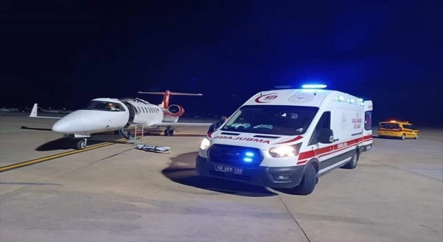 Ambulans uçakla İstanbul