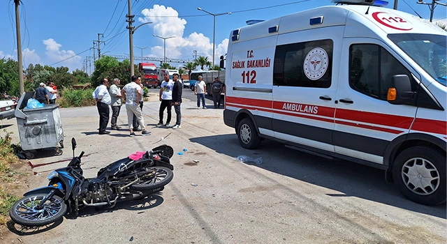 Trafik kazasında yaralan motosiklet sürücüsü hastanede öldü