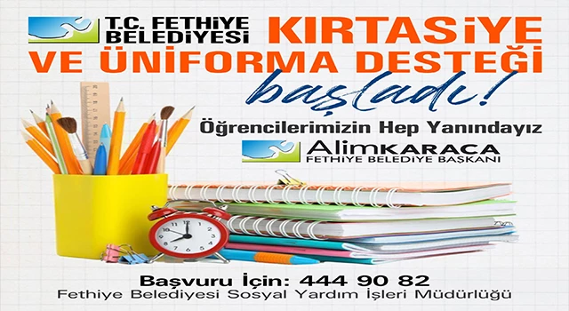 Muğla CHP’li belediyeden 750 öğrenciye destek